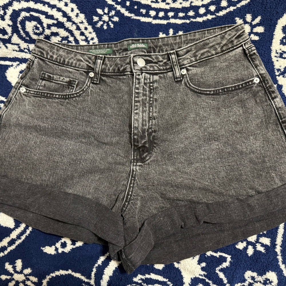 Wild Fable Charcoal Jean Shorts